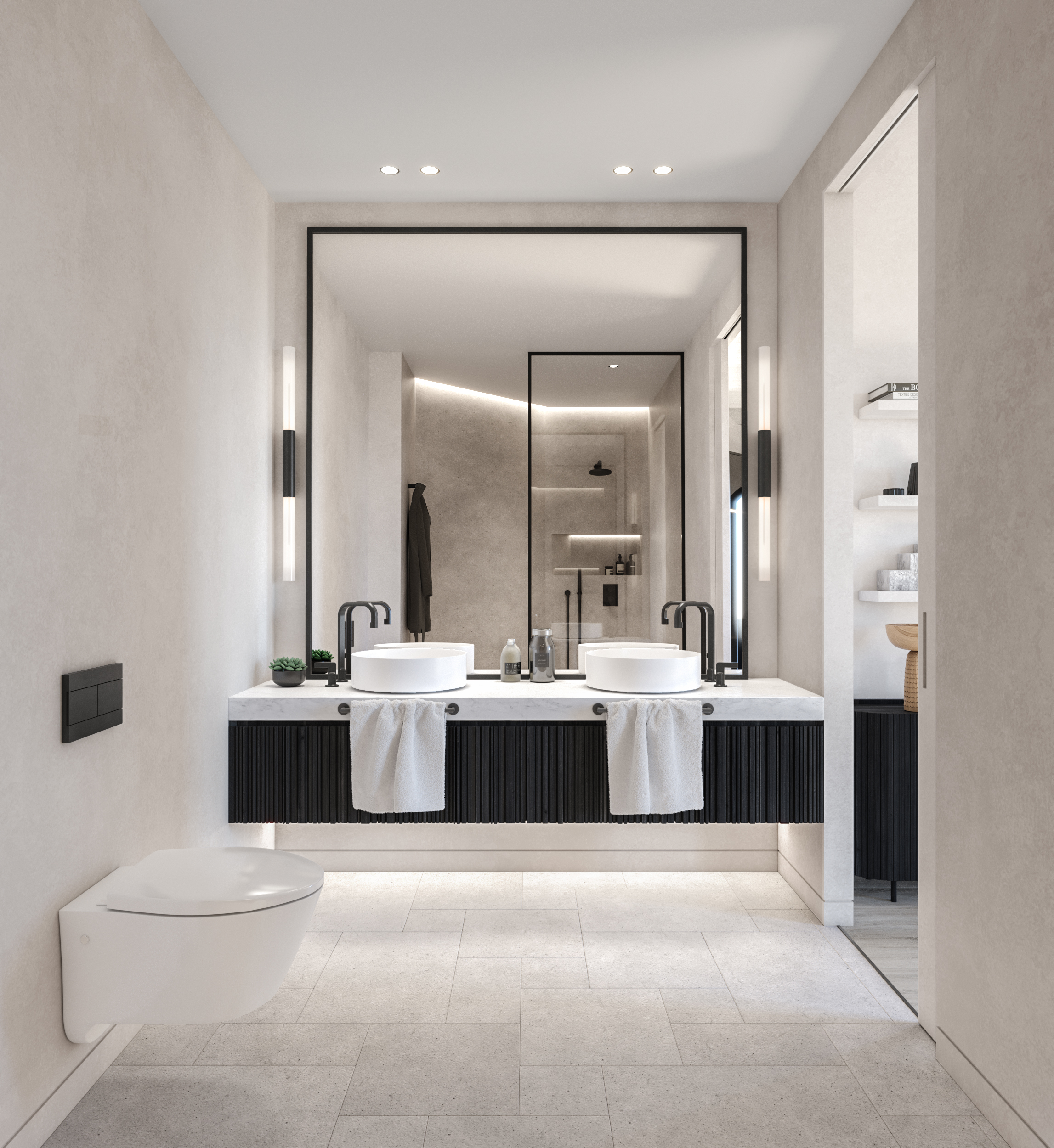 05.20 10 Rambla Cat 110.Bathroom - LUV Studio - Architecture & Design - Barcelona