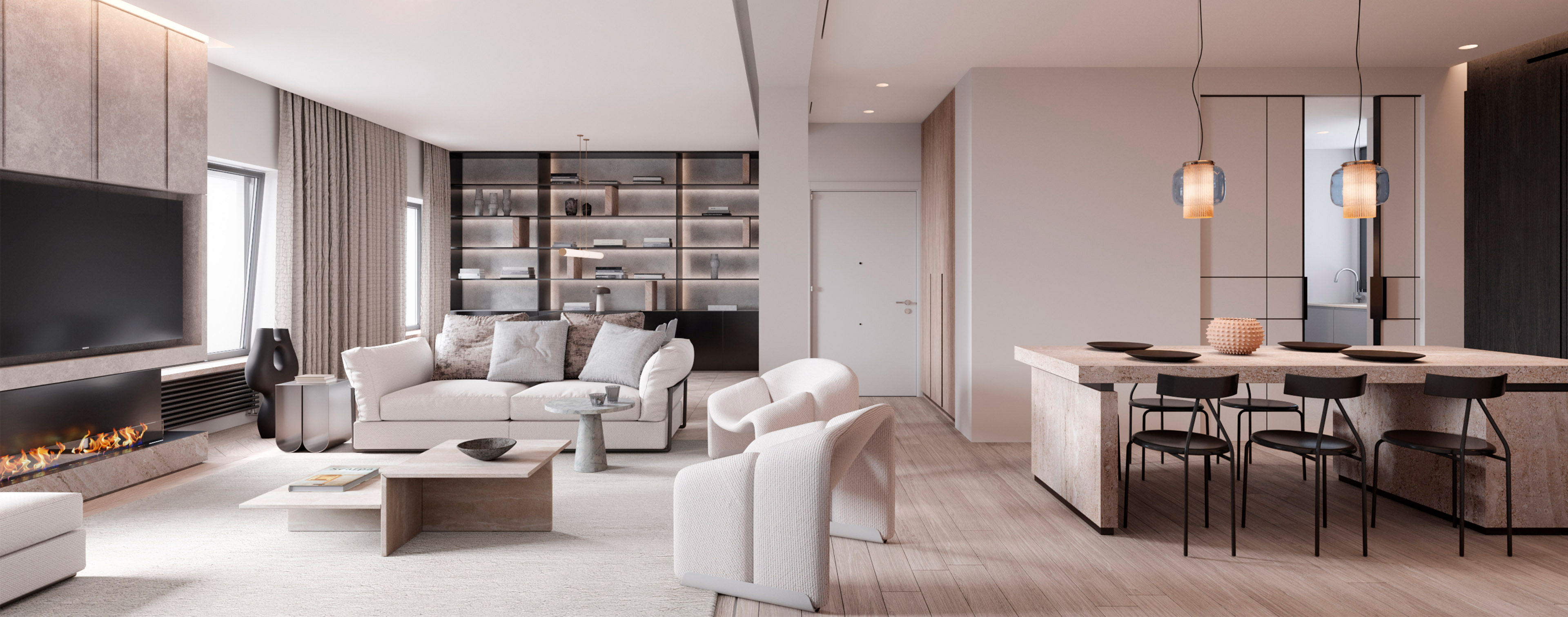Luv studio luxury architects madrid almagro apartment IMG  - Zurbano Apartment 
