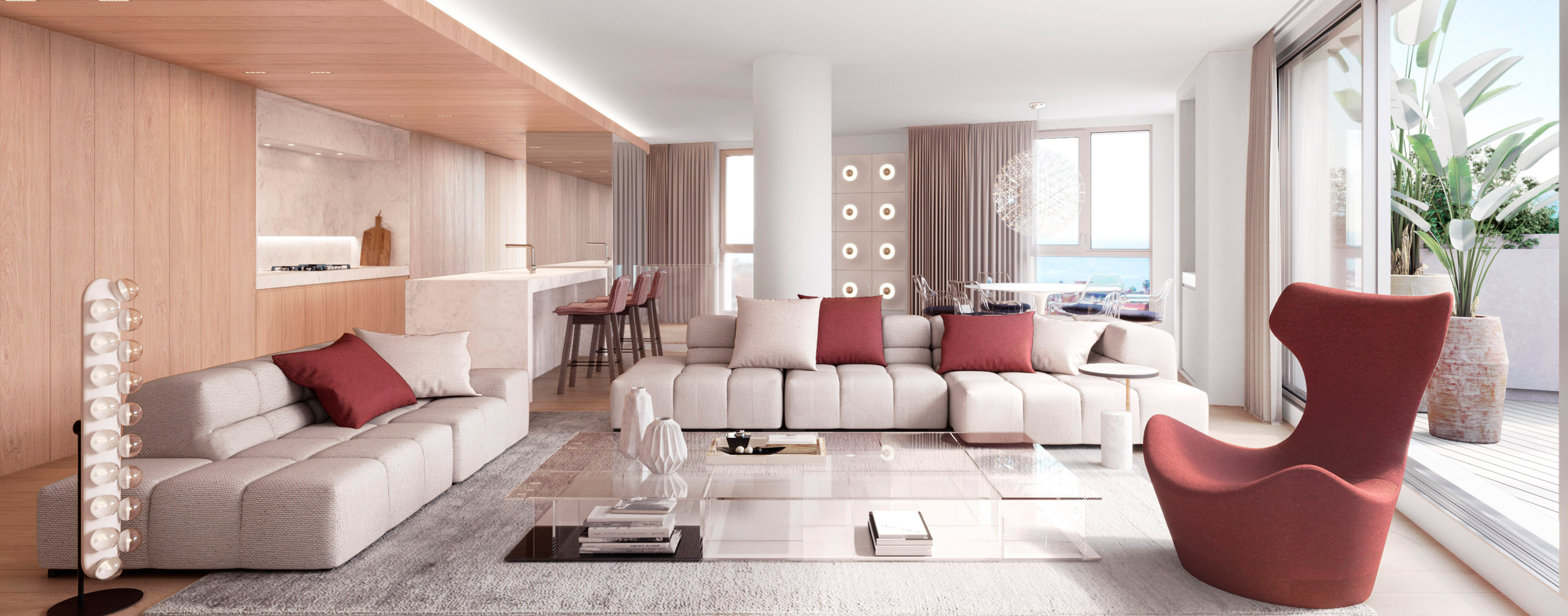 luv studio luxury architects barcelona dr aiguader penthouse IMG 01 - LUV Studio - Architecture et design - Barcelone