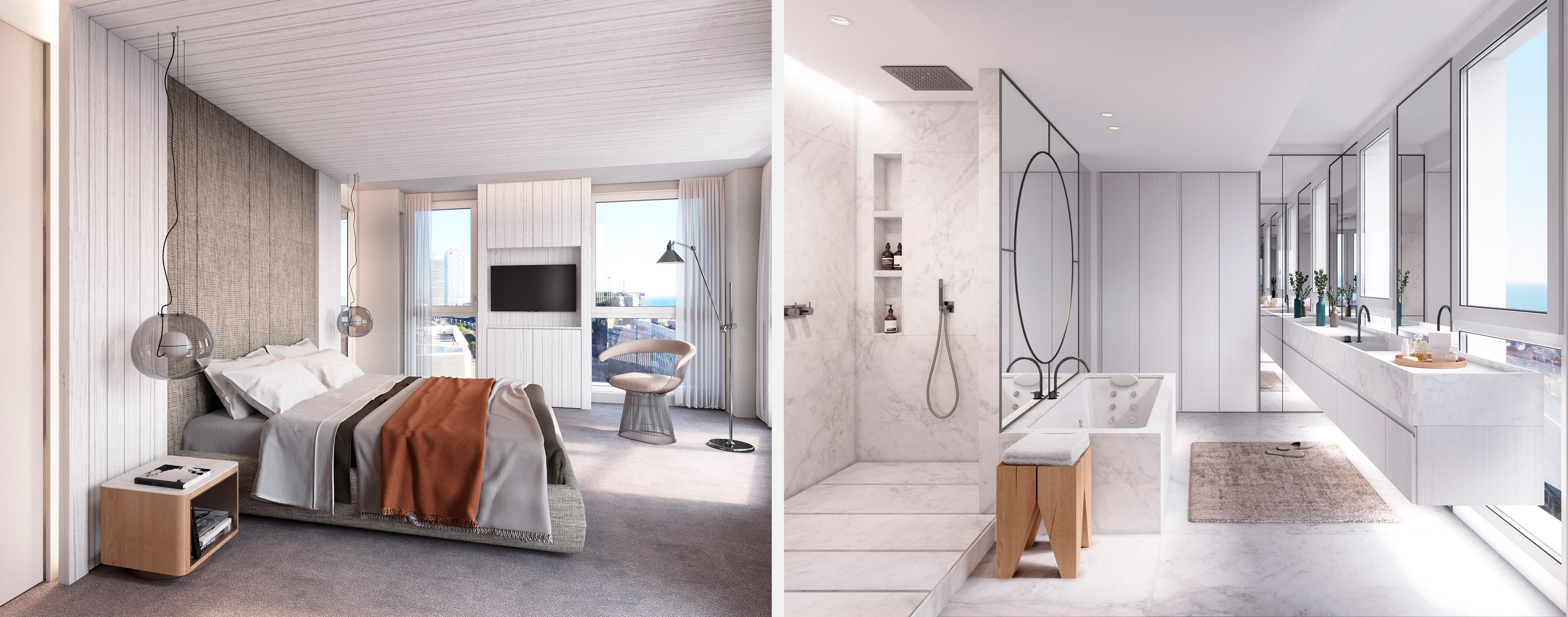 luv studio luxury architects barcelona dr aiguader penthouse IMG 02 - Dr Aiguader Penthouse