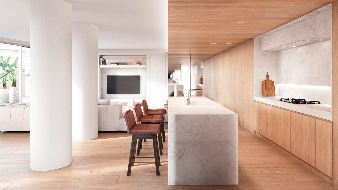 luv studio luxury architects barcelona dr aiguader penthouse SQR 02 - Dr Aiguader Penthouse