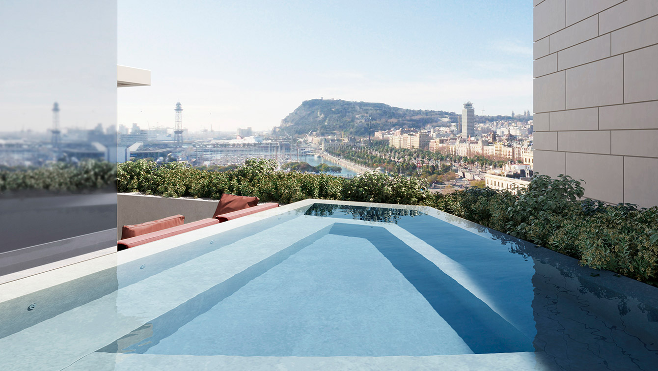 luv studio luxury architects barcelona dr aiguader penthouse SQR 03 - Dr Aiguader Penthouse