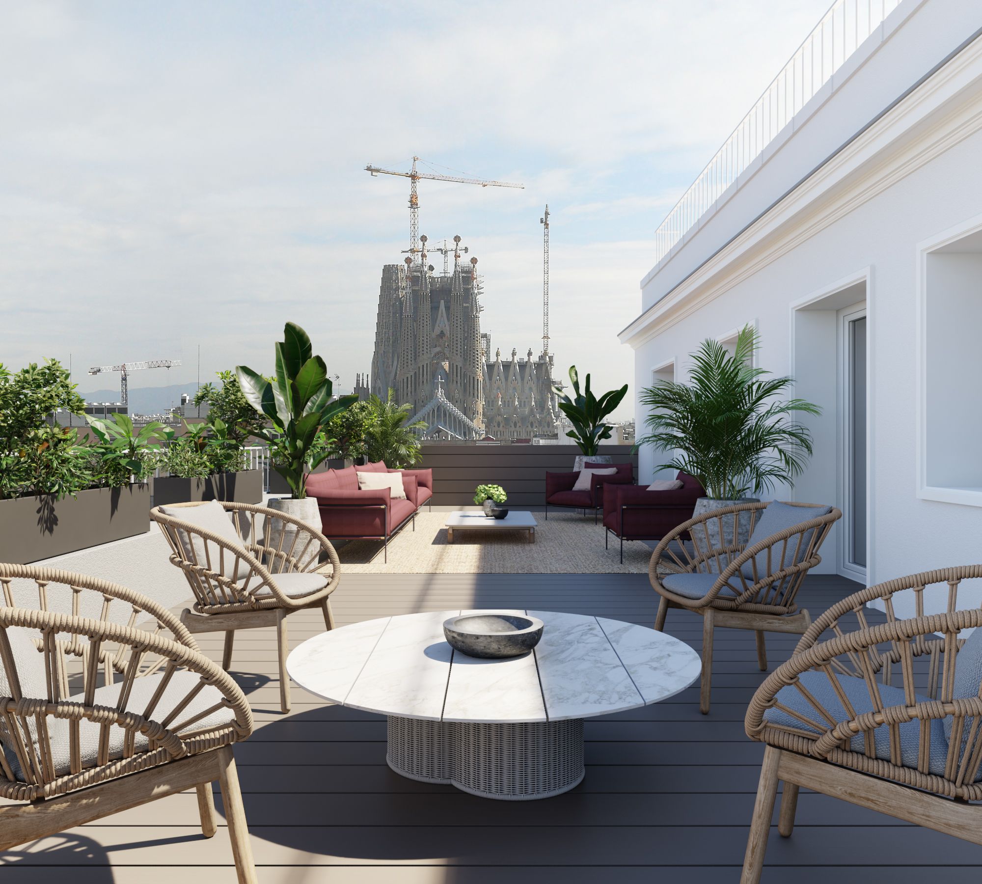 luv studio luxury architects barcelona mallorca penthouse apartment IMG 06 - LUV Studio - Architecture & Design - Barcelona