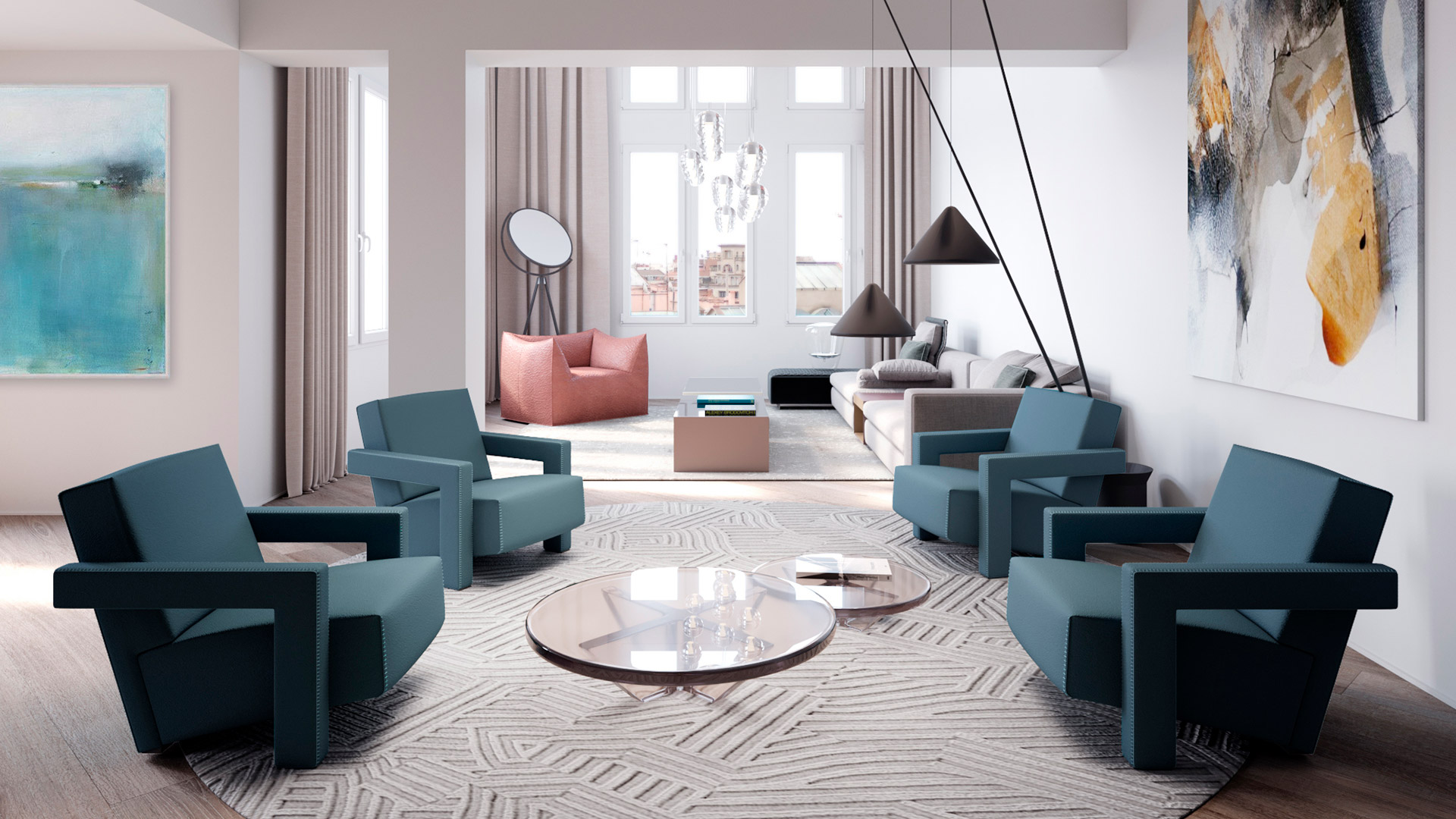 luv studio luxury architects barcelona mallorca penthouse apartment header - LUV Studio - Architecture et design - Barcelone