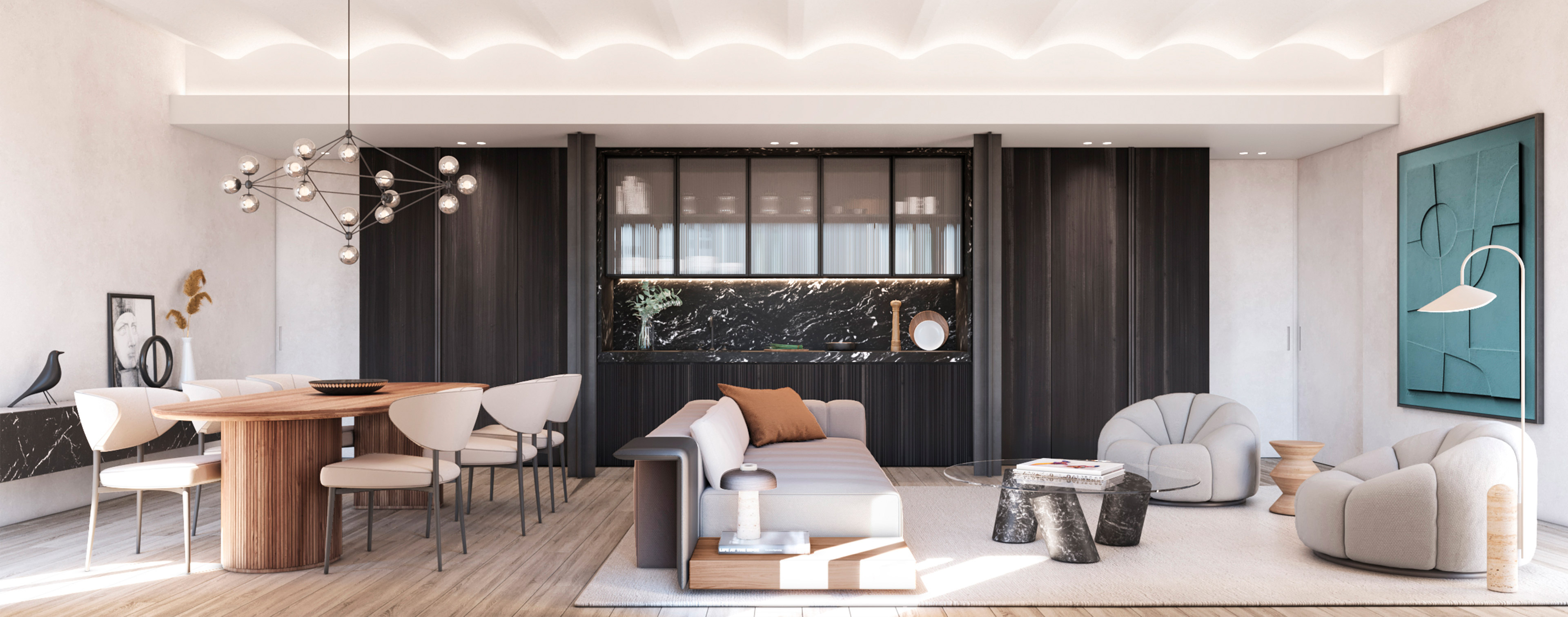 luv studio luxury architects barcelona rambla catalunya apartment IMG 01 - LUV Studio - Architecture et design - Barcelone