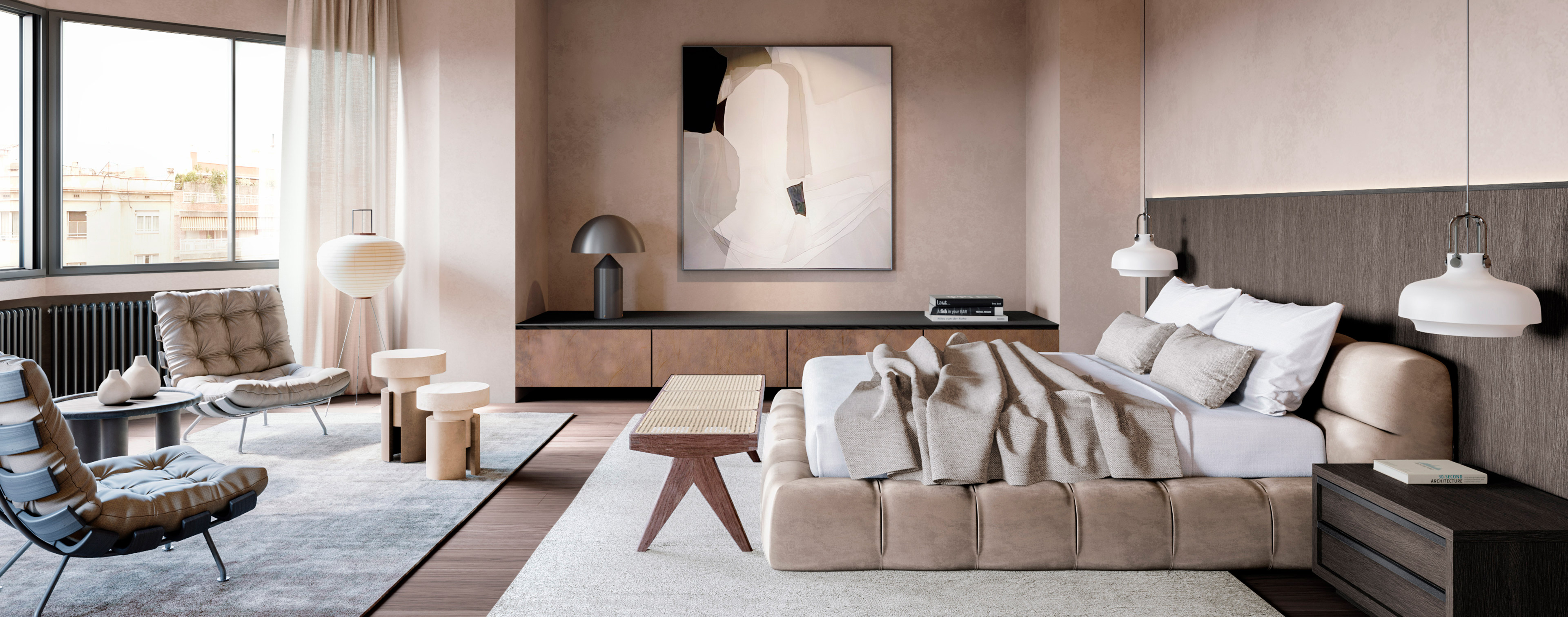 luv studio luxury architects barcelona turo park apartment IMG 01 - LUV Studio - Architecture et design - Barcelone