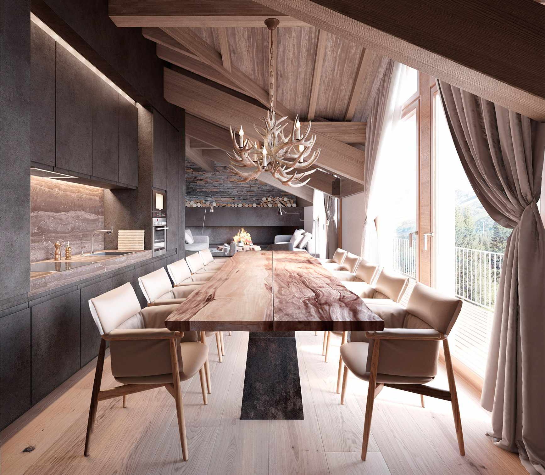 luv studio luxury architects courchevel apartment IMG 01b - LUV Studio - Architecture et design - Barcelone