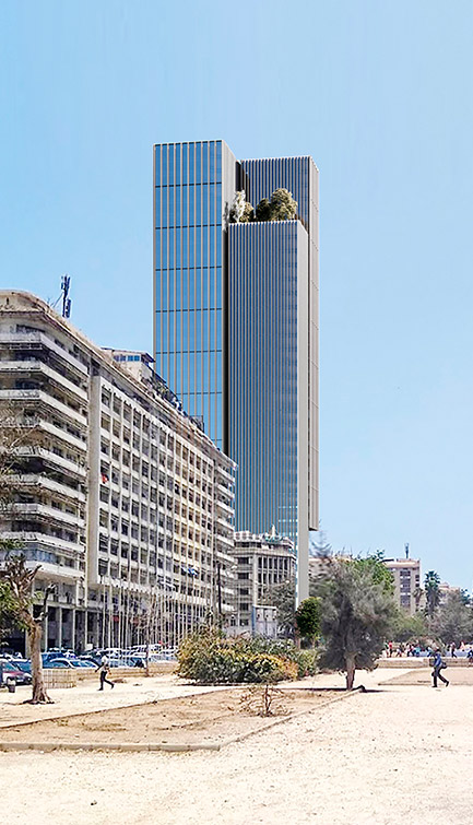 luv studio luxury architects dakkar the one tower building SLD 01 - LUV Studio - Architecture et design - Barcelone