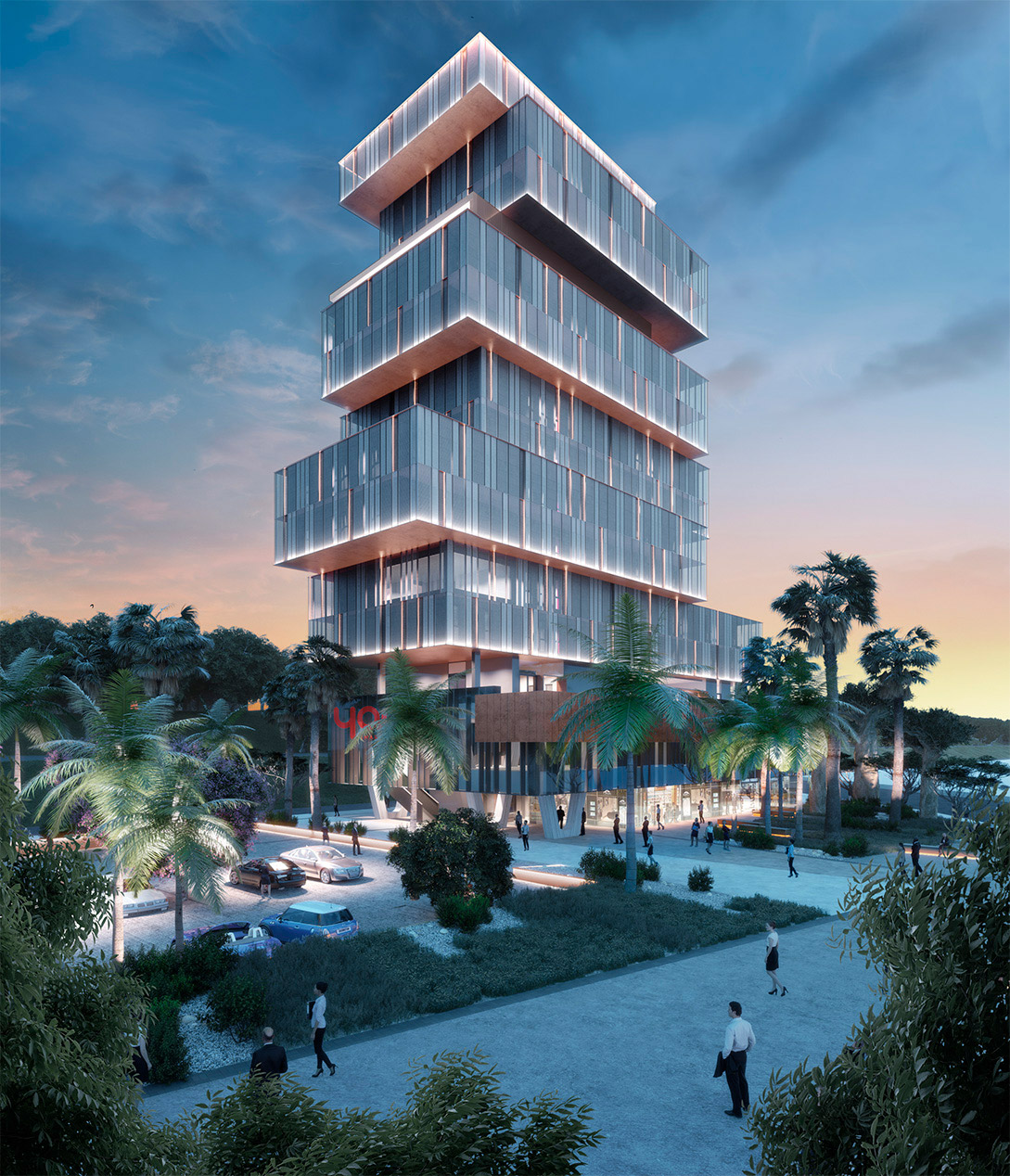 luv studio luxury architects dakkar yaas tower hotel building SQR 01 - LUV Studio - Arquitectura y diseño - Barcelona