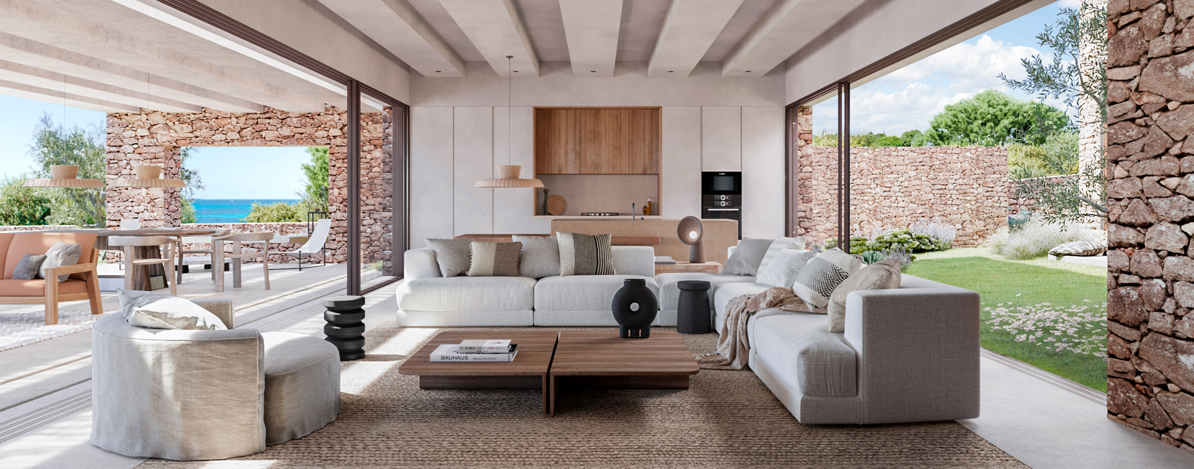 Binidalí House 1 - LUV Studio - Architecture & Design - Barcelona luv studio luxury architects menorca binibeca house IMG 03 - LUV Studio - Architecture & Design - Barcelona