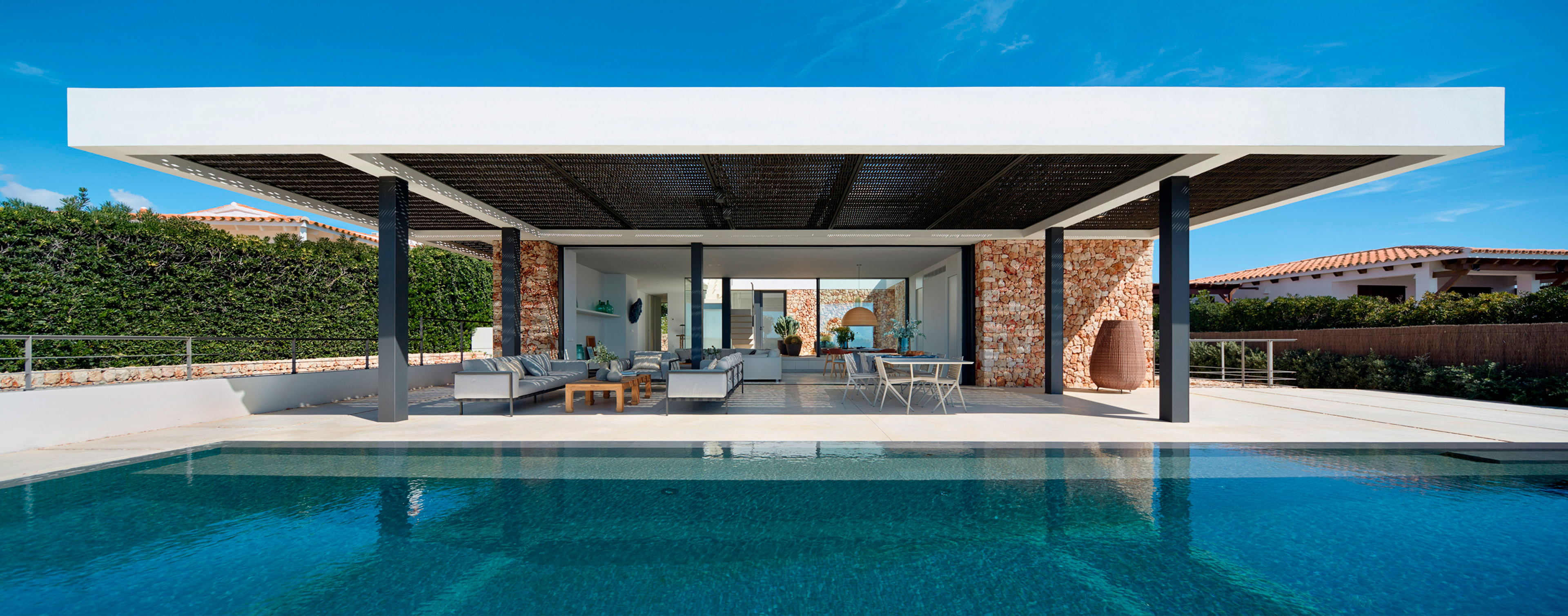luv studio luxury architects menorca binibequer house IMG 01 - Binibeca Villa