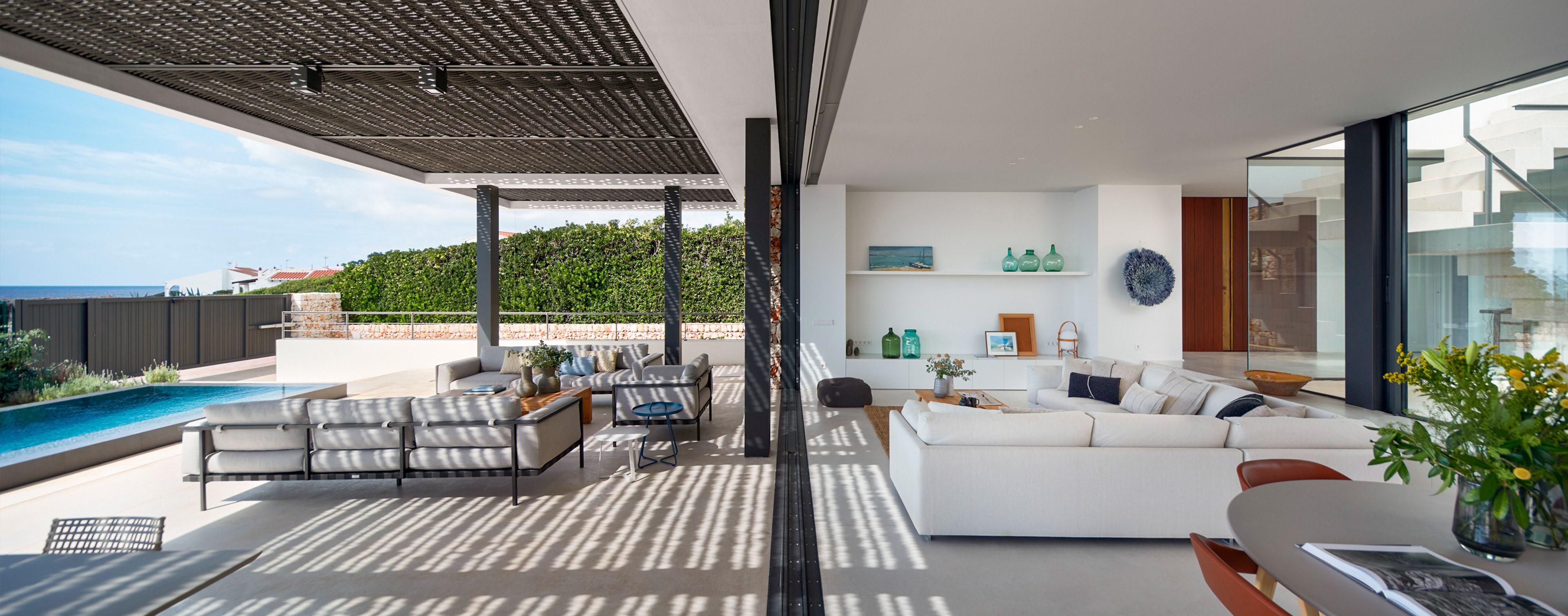 luv studio luxury architects menorca binibequer house IMG 02 - Binibeca Villa