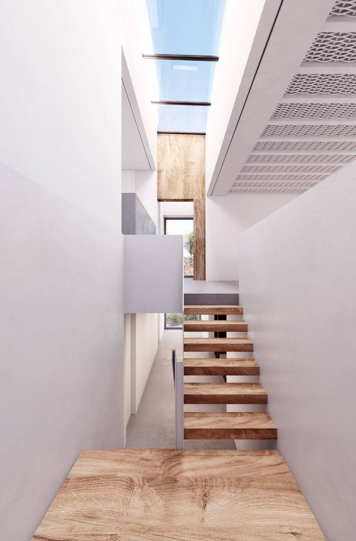 luv studio luxury architects menorca son ganxo house stair - LUV Studio - Architecture & Design - Barcelona