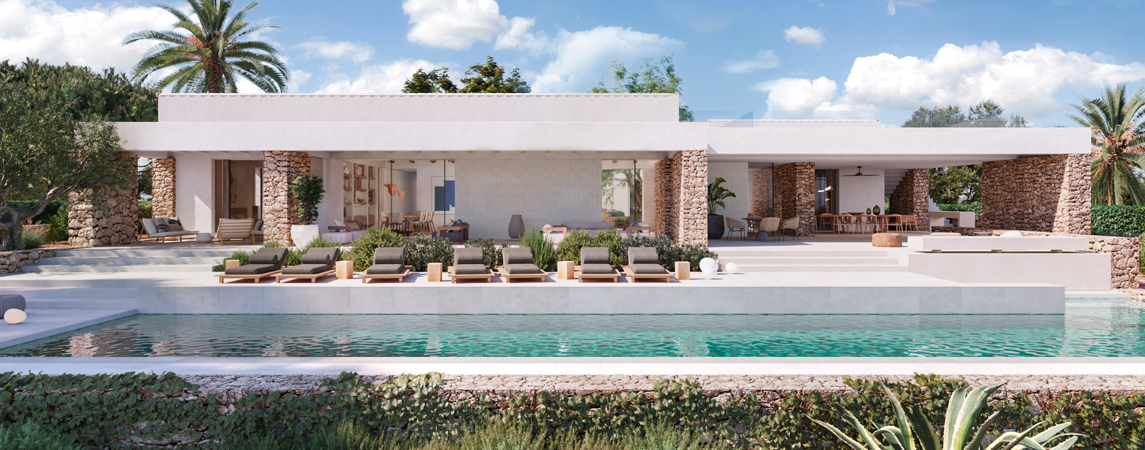 Villa Binisafuller 7 - LUV Studio - Architecture et design - Barcelone luv studio luxury architects menorca zafiro house IMG 01 - LUV Studio - Architecture et design - Barcelone