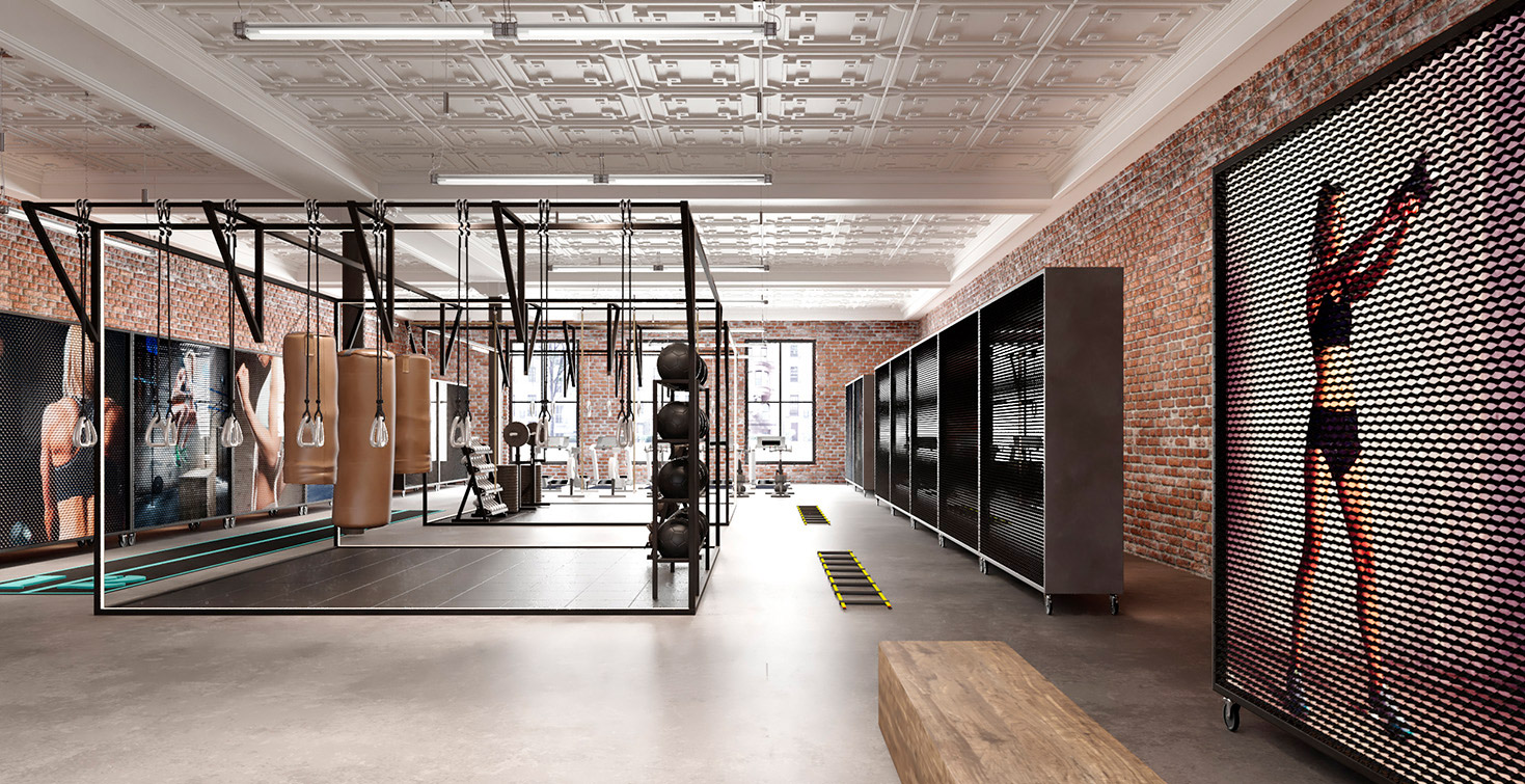 luv studio luxury architects new york fit house gym SQR 02 - LUV Studio - Architecture et design - Barcelone