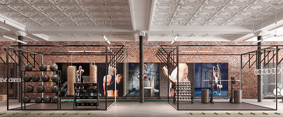 luv studio luxury architects new york fit house gym TH - LUV Studio - Architecture et design - Barcelone