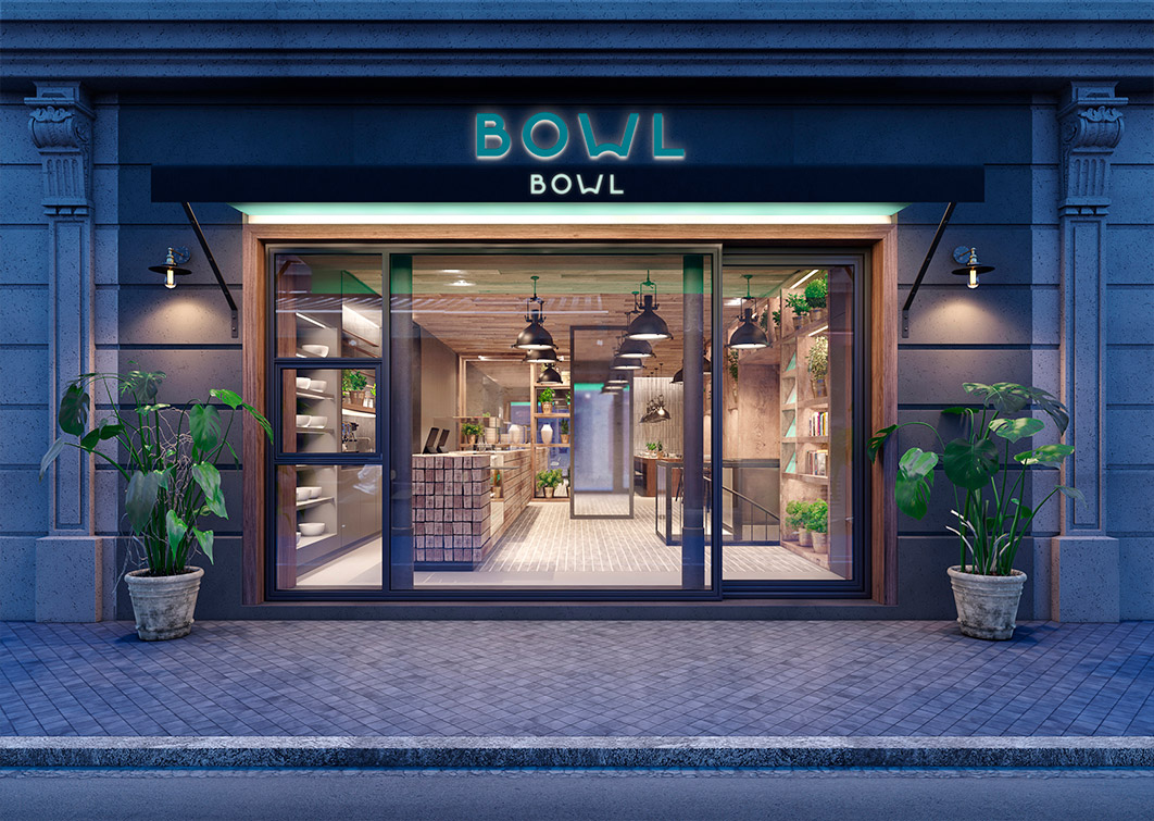 luv studio luxury architects paris bowl restaurant SQR 01 - Bowl Restaurant