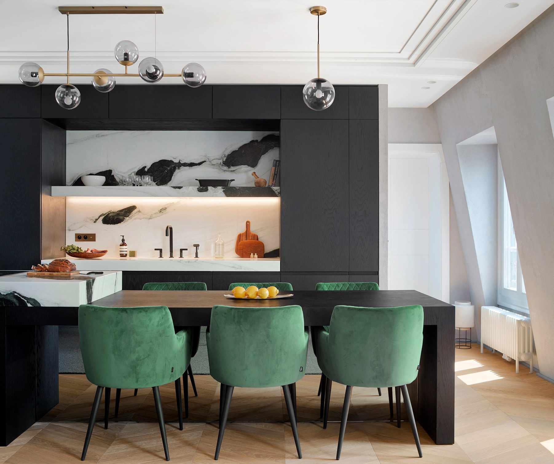 luv studio luxury architects paris chateaubriand apartment IMG 03b - LUV Studio - Architecture & Design - Barcelona