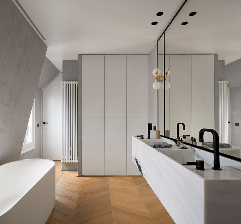 luv studio luxury architects paris chateaubriand apartment SLD 05 - Champs Elysees Apartment
