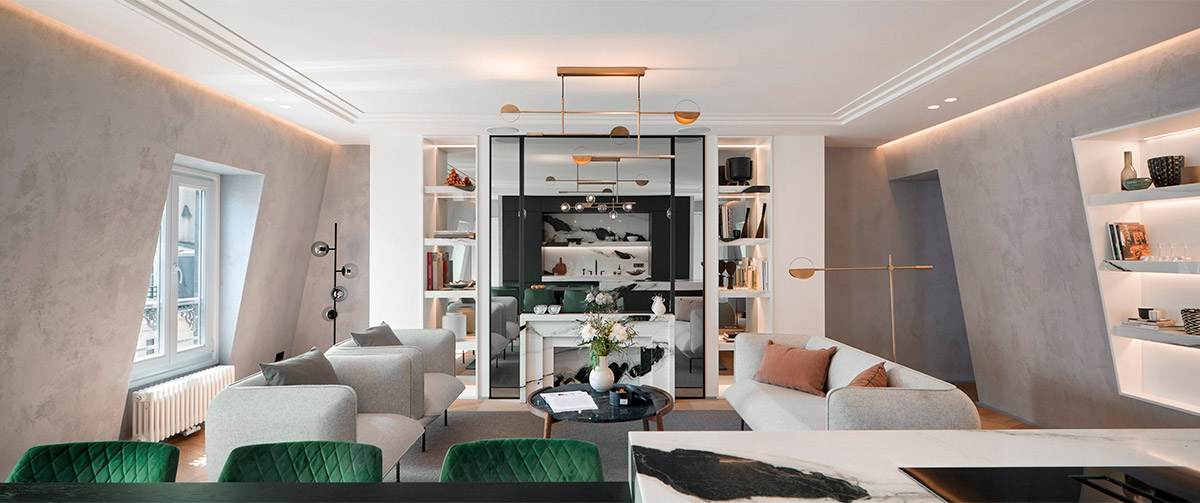 luv studio luxury architects paris chateaubriand apartment TH - LUV Studio - Architecture & Design - Barcelona