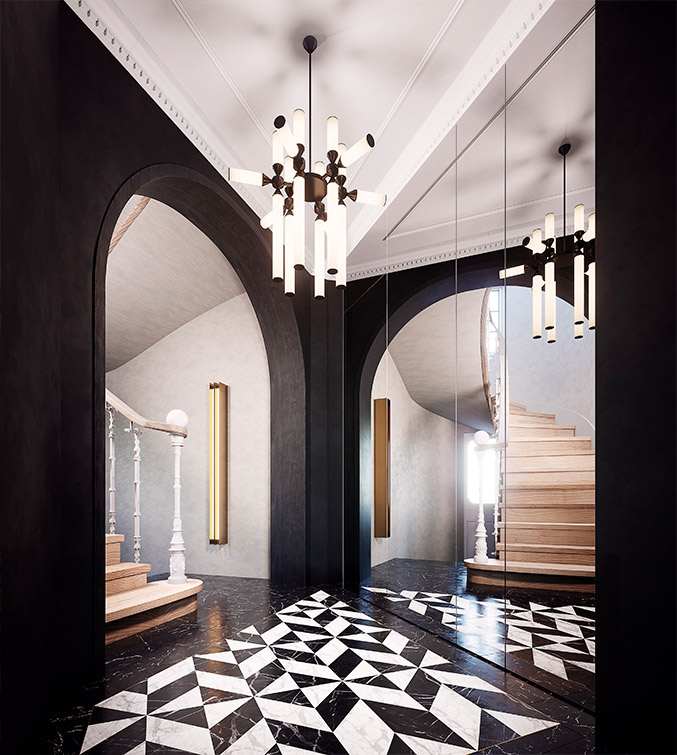 luv studio luxury architects paris rue monge apartment SLD 02 - Rue Monge Apartment 