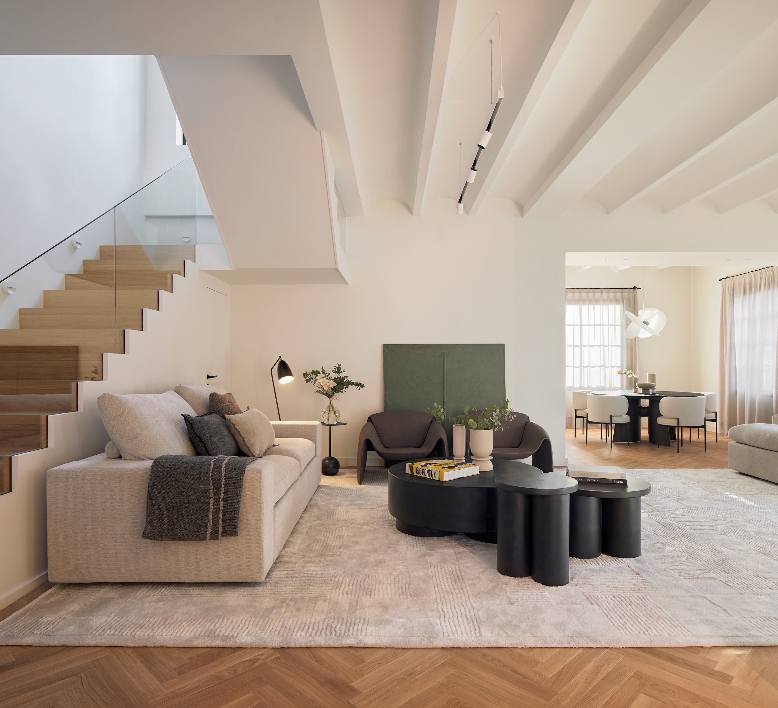Pedralbes AV. Penthouse LUV Studio Living Room 4 - LUV Studio - Arquitectura y diseño - Barcelona