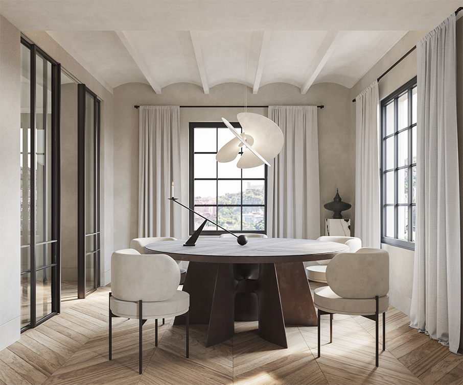 luv studio luxury architects barcelona pedralbes penthouse SLD 01 - Pedralbes Av. Penthouse