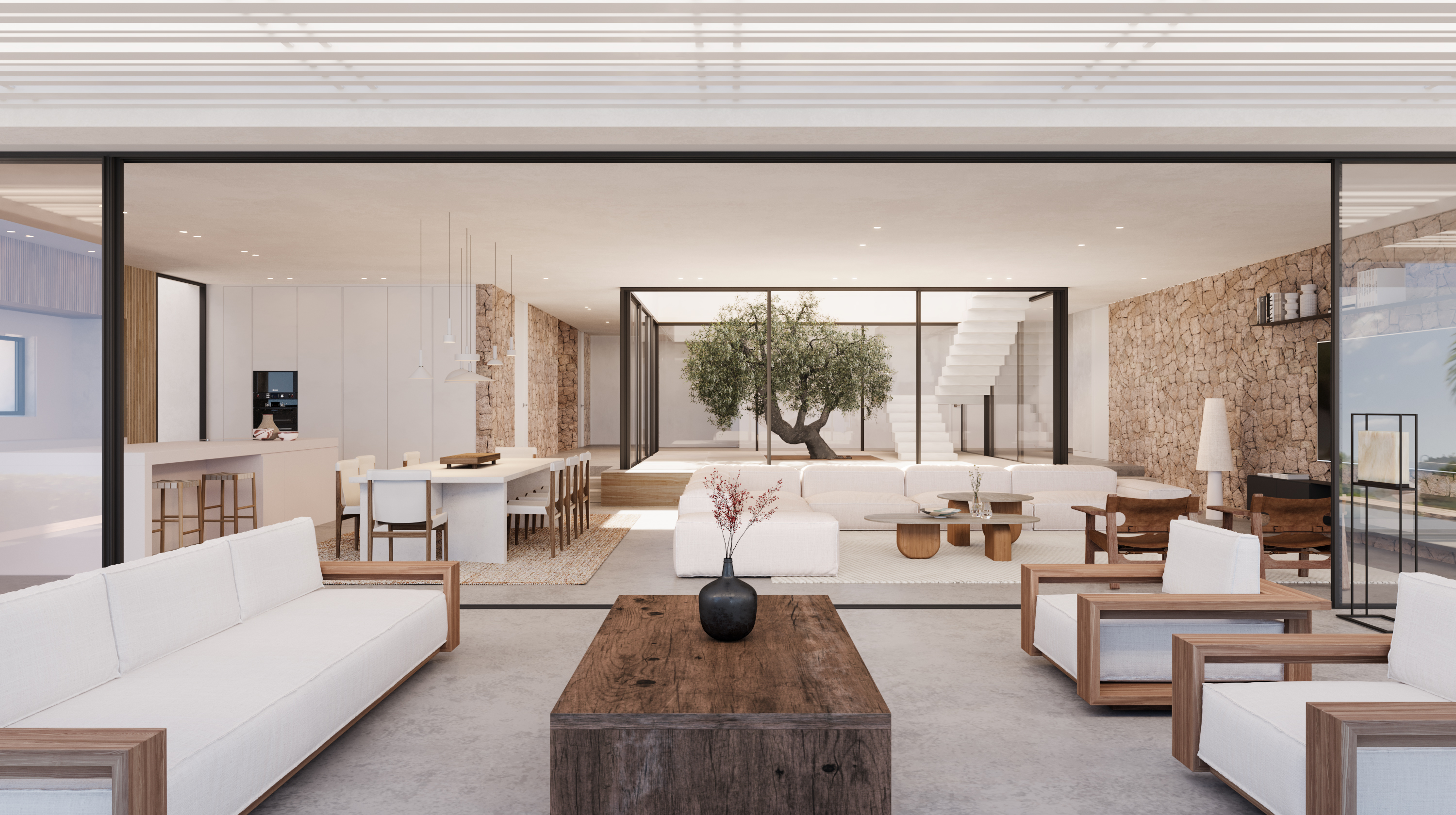 luv studio luxury architects menorca gambi house IMG 02 1 - LUV Studio - Architecture & Design - Barcelona