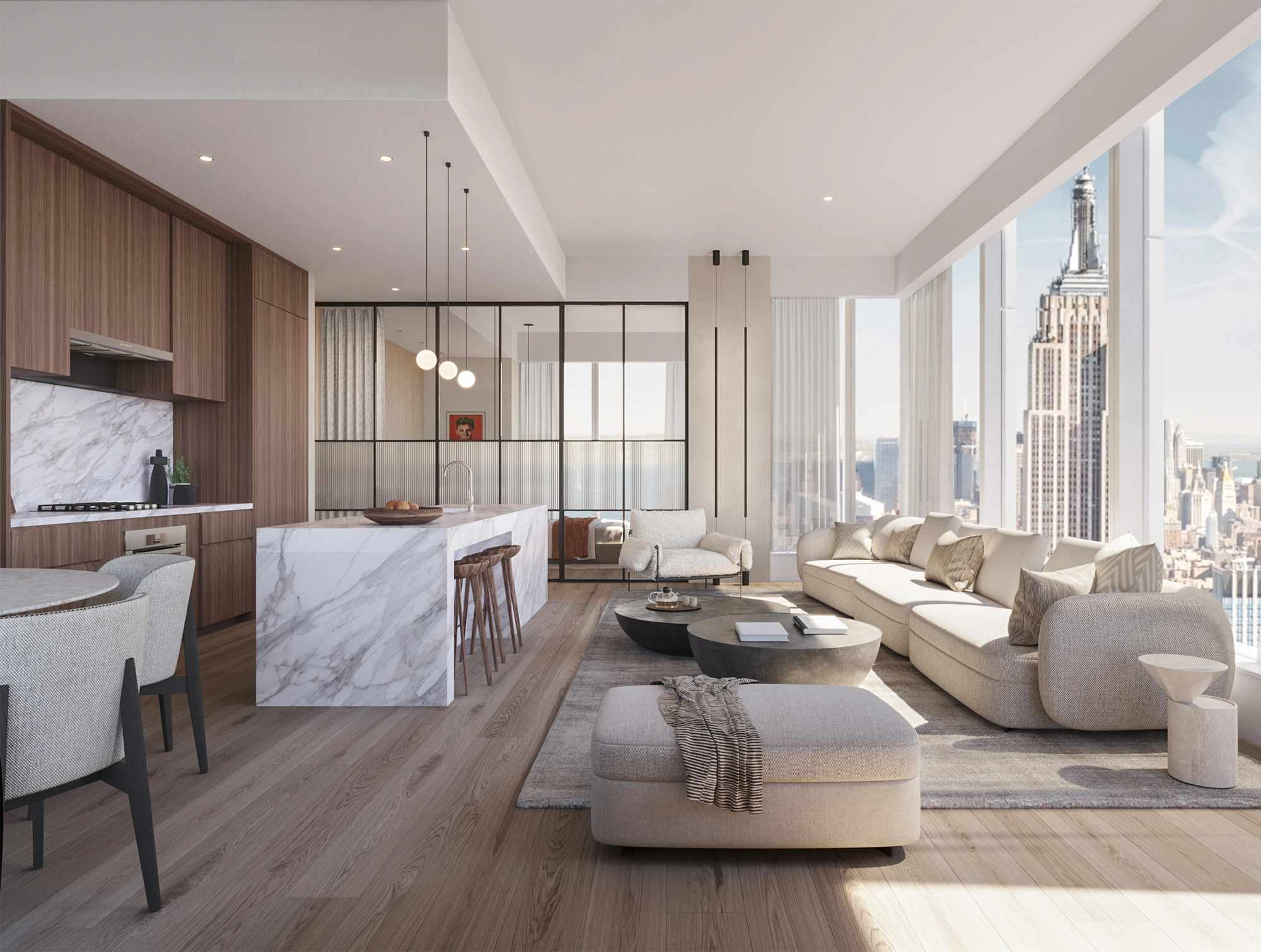 Manhattan Apartment 1 - LUV Studio - Architecture & Design - Barcelona luv studio luxury architects new york madison square apartment IMG 01a - LUV Studio - Architecture & Design - Barcelona