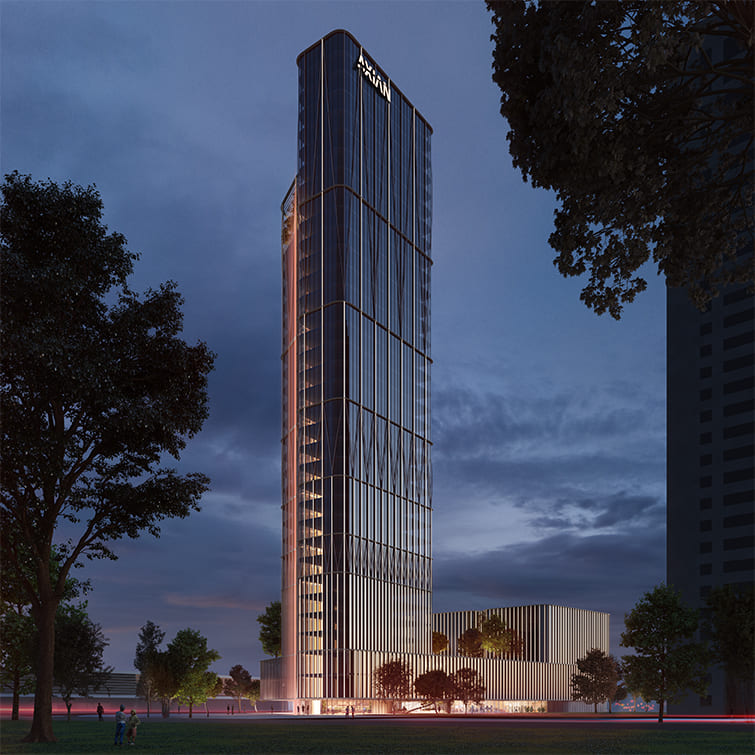 luv studio luxury architects madagascar tower building SQR 02 - Axian Tower