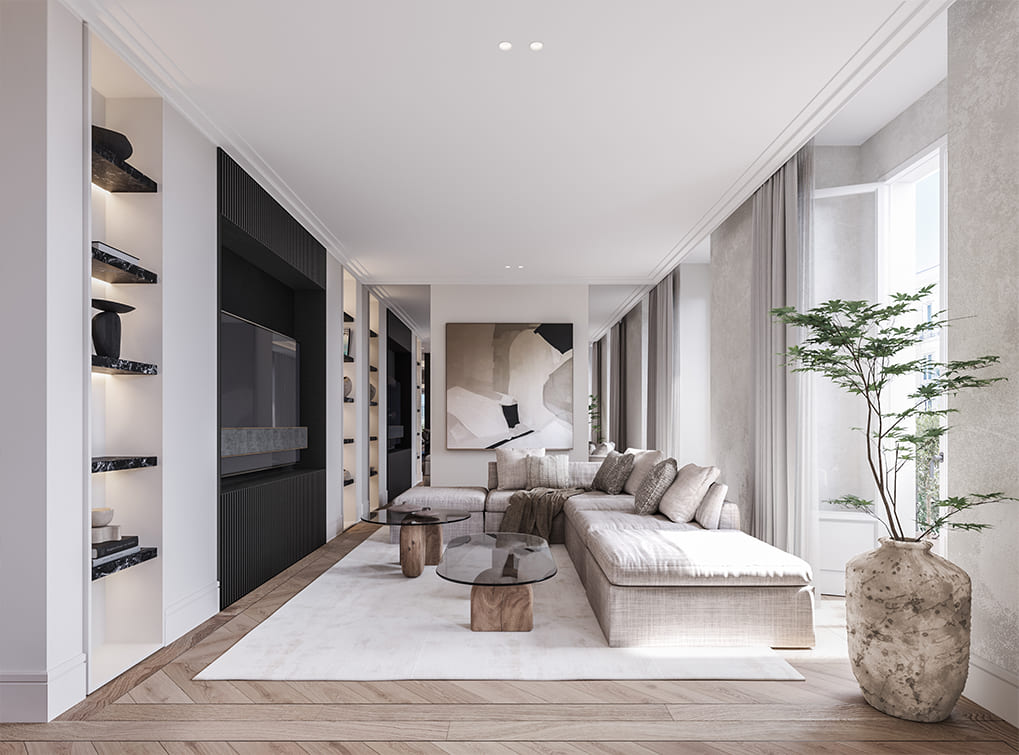 luv studio luxury architects madrid jorge juan apartment SLD 03 - Jorge Juan Apartment