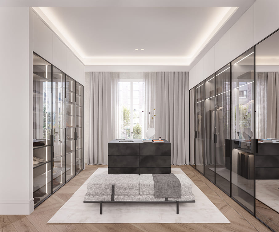luv studio luxury architects madrid jorge juan apartment SLD 06 - LUV Studio - Architecture et design - Barcelone