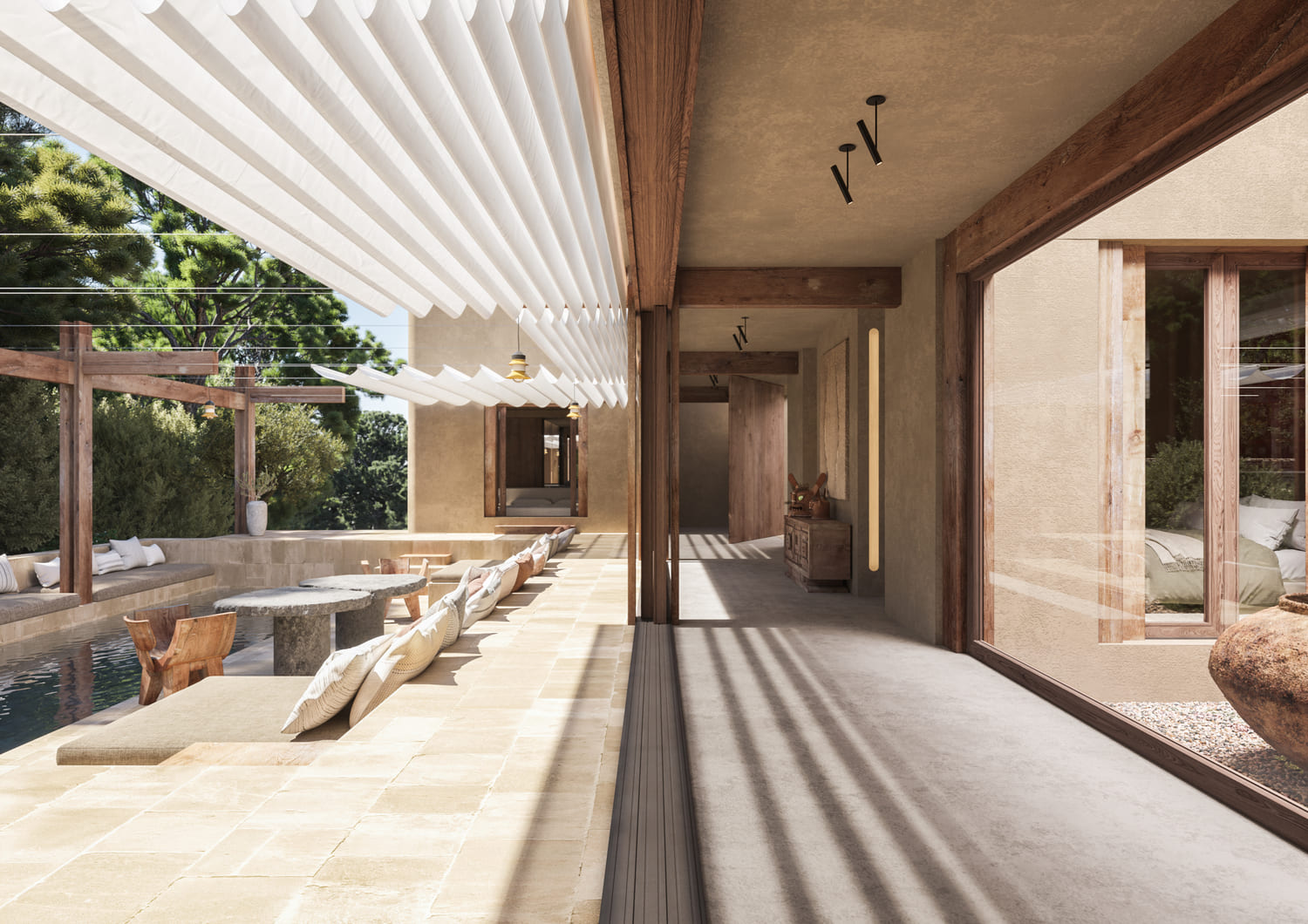 luv studio son parc corridor - LUV Studio - Architecture et design - Barcelone